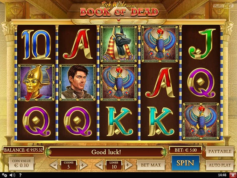 Book of Dead at Ignition Casino